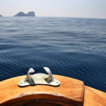 Positano boat ride view
