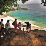 Praia do Sancho Fernando de Noronha cliff