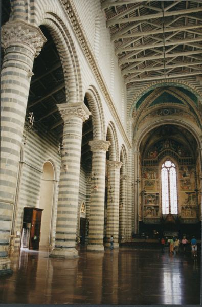 Orvieto church interior