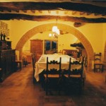 Villa Cerretello dining room