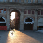 Bologna sunset arch