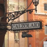 Bologna shoe sign