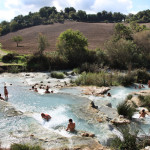 Saturnia hot springs hills