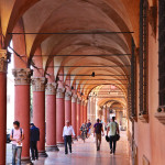 Bologna ochre portico