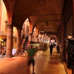 Bologna dark red portico