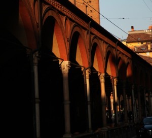 Bologna sunset light