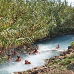 Saturnia hot springs swimming