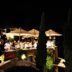 Il Pellicano dining terrace night