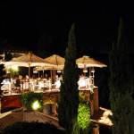 Il Pellicano dining terrace night