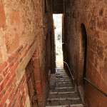 Pitigliano narrow alley