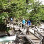 Torres del Paine Towers trail bridge