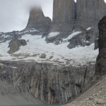 Torres del Paine National Park base of the Towers wider