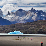 Torres del Paine Grey's Glacier beach