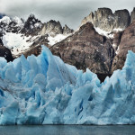 Torres del Paine Grey's Glacier closeup