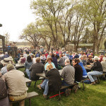 Flying W Ranch cookout tables