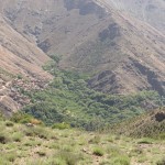 Hiking in the High Atlas valley view
