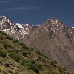 Hiking in the High Atlas Toubkal view