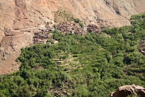 Hiking in the High Atlas village
