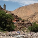 Hiking in the High Atlas village mosque