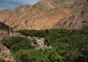 Hiking in the High Atlas oasis