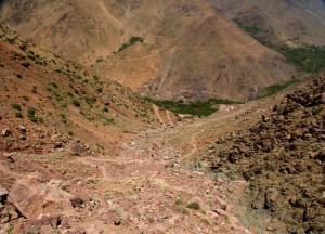 Hiking in the High Atlas high trail