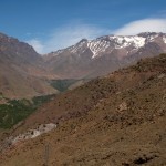 Hiking in the High Atlas valley view