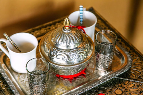 Kasbah Tamadot silver tea set