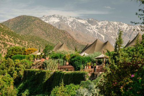 Kasbah Tamadot Berber tent views