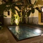 La Villa des Orangers interior private pool