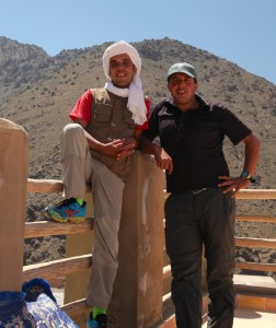 Mountain Guides Rachid and Mohamed at Douar Armed Imlil