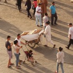 Jemaa el-Fnaa bread cart