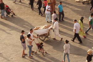 Jemaa el-Fnaa bread cart