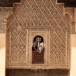 Medrassa Marrakesh window selfie