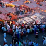 Jemaa el-Fnaa Hassan food stall