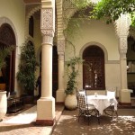 Villa des Orangers terrace restaurant
