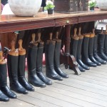 The Yard Milano boots display