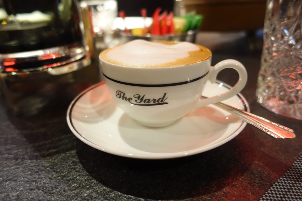The Yard Milano breakfast coffee