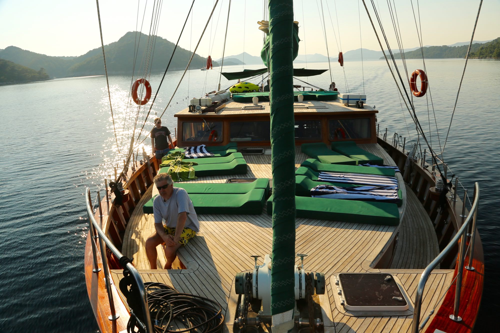 Queen of the Adriatic front deck
