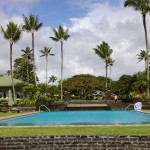 Travaasa Hana pool and palms