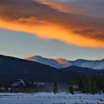 Devil's Thumb Ranch clouds sunrise