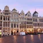Brussels Grand Place at dawn