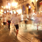 Brussels Santa Run blur