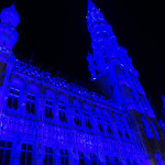 Brussels Grand Place light display