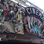Brussels Cinema Nova sign detail