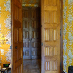 Chateau de Riell bedroom door