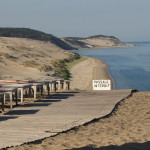 La Coorniche cliff sign