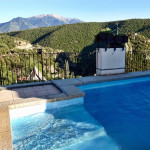 Chateau de Riell rooftop pool