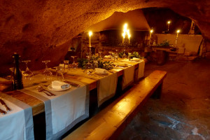 Domaine de Murtoli La Grotte table