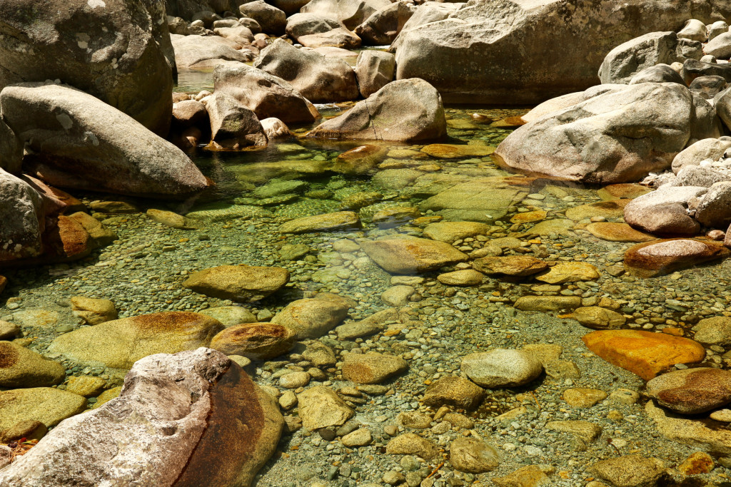 Gorge de Restonica shallow pool