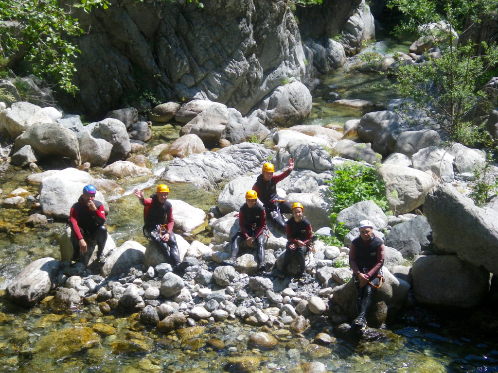Corsica Canyoning group pic